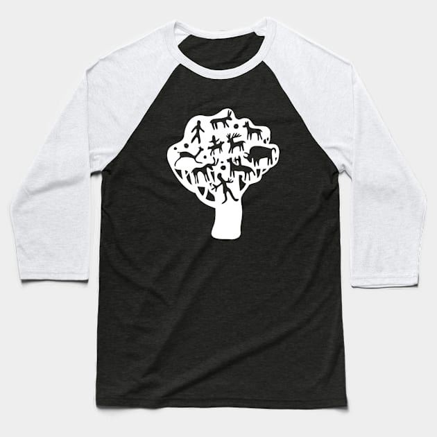 Heaven Tree Baseball T-Shirt by AVEandLIA